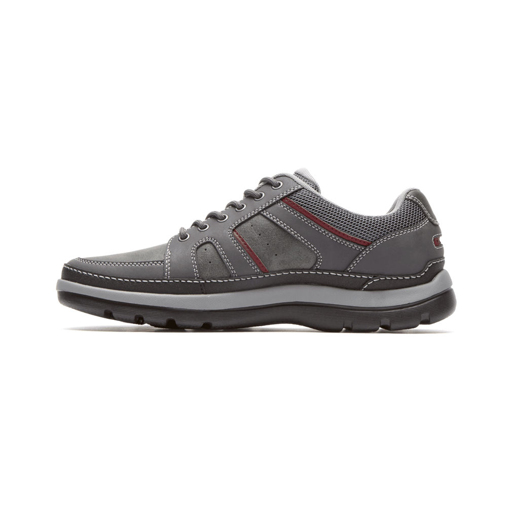 Zapatillas Rockport Hombre Mexico - Get Your Kicks Mudguard Blucher Grises Oscuro - RTFAL5104